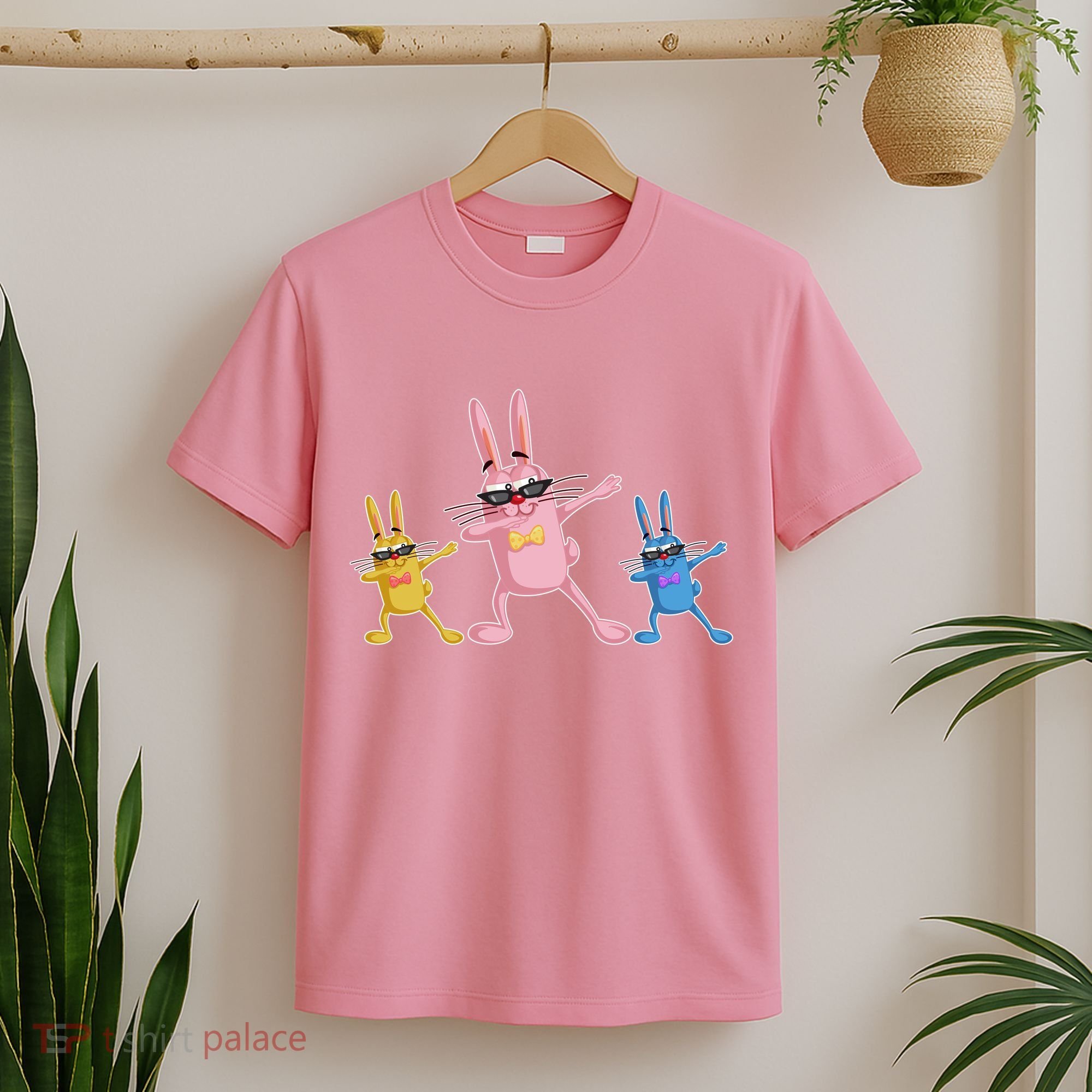 Cool Dabbing Easter Bunnies T-Shirt