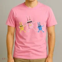 Cool Dabbing Easter Bunnies T-Shirt thumb 3