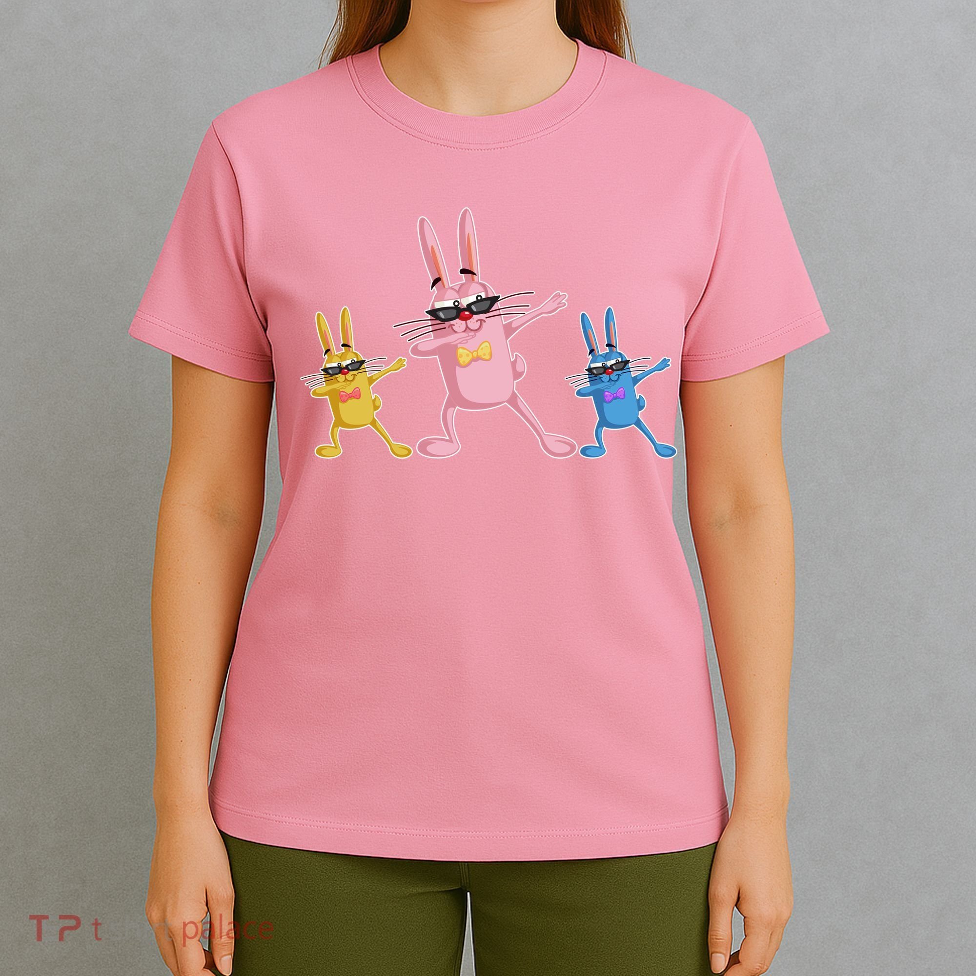 Cool Dabbing Easter Bunnies T-Shirt