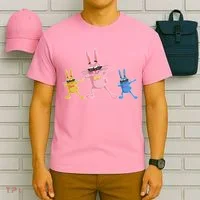 Cool Dabbing Easter Bunnies T-Shirt thumb 6