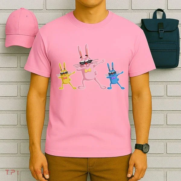Cool Dabbing Easter Bunnies T-Shirt