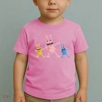 Cool Dabbing Easter Bunnies Toddler T-Shirt thumb 2