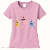 Cool Dabbing Easter Bunnies Women's T-Shirt thumb 0