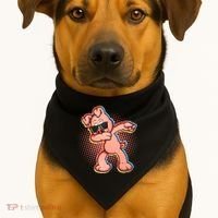 Cool Dabbing Pig USA-Made Doggie Bandana thumb 1