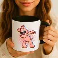 Cool Dabbing Pig Coffee Mug thumb 3