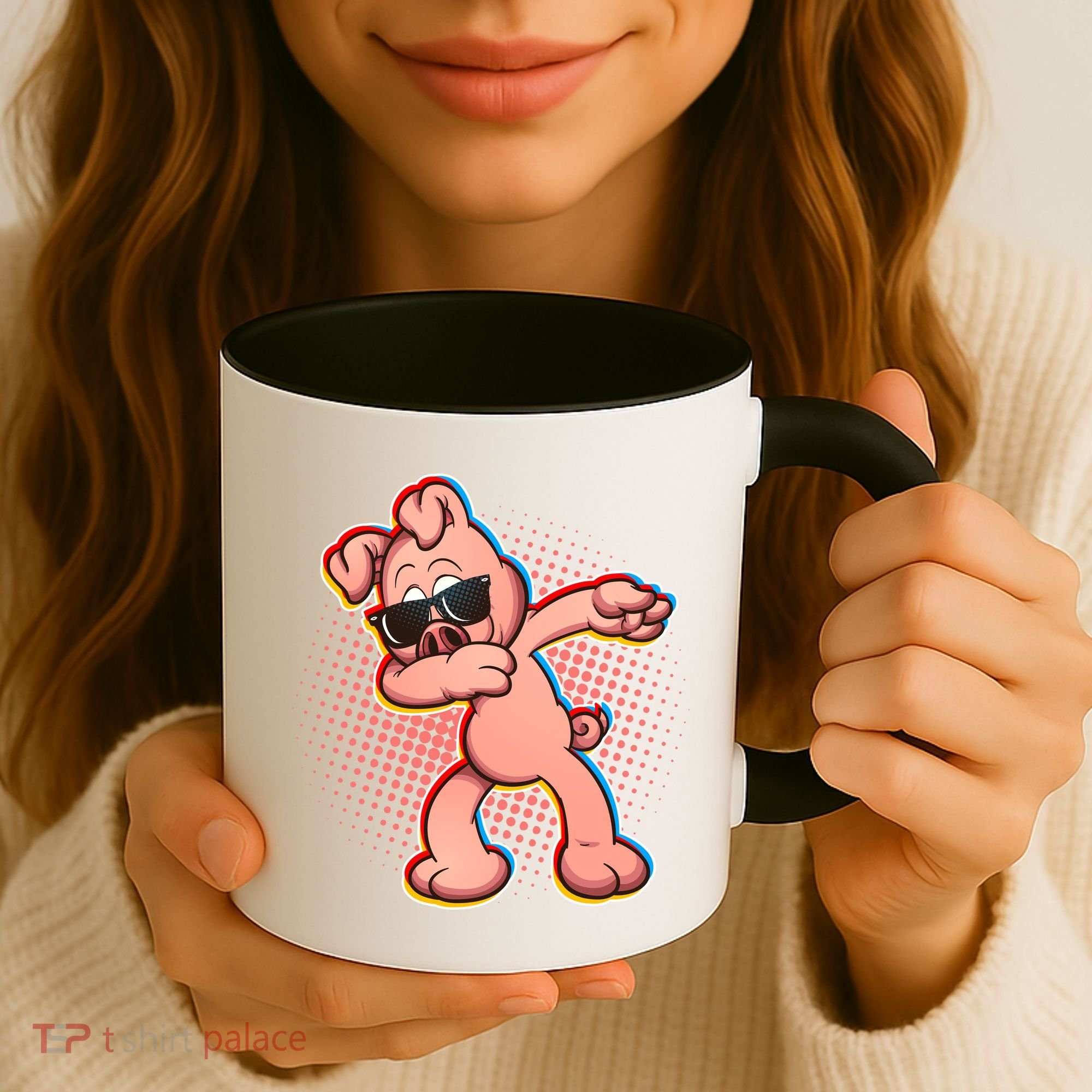 Cool Dabbing Pig Coffee Mug
