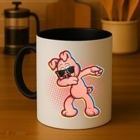 Cool Dabbing Pig Coffee Mug thumb 4