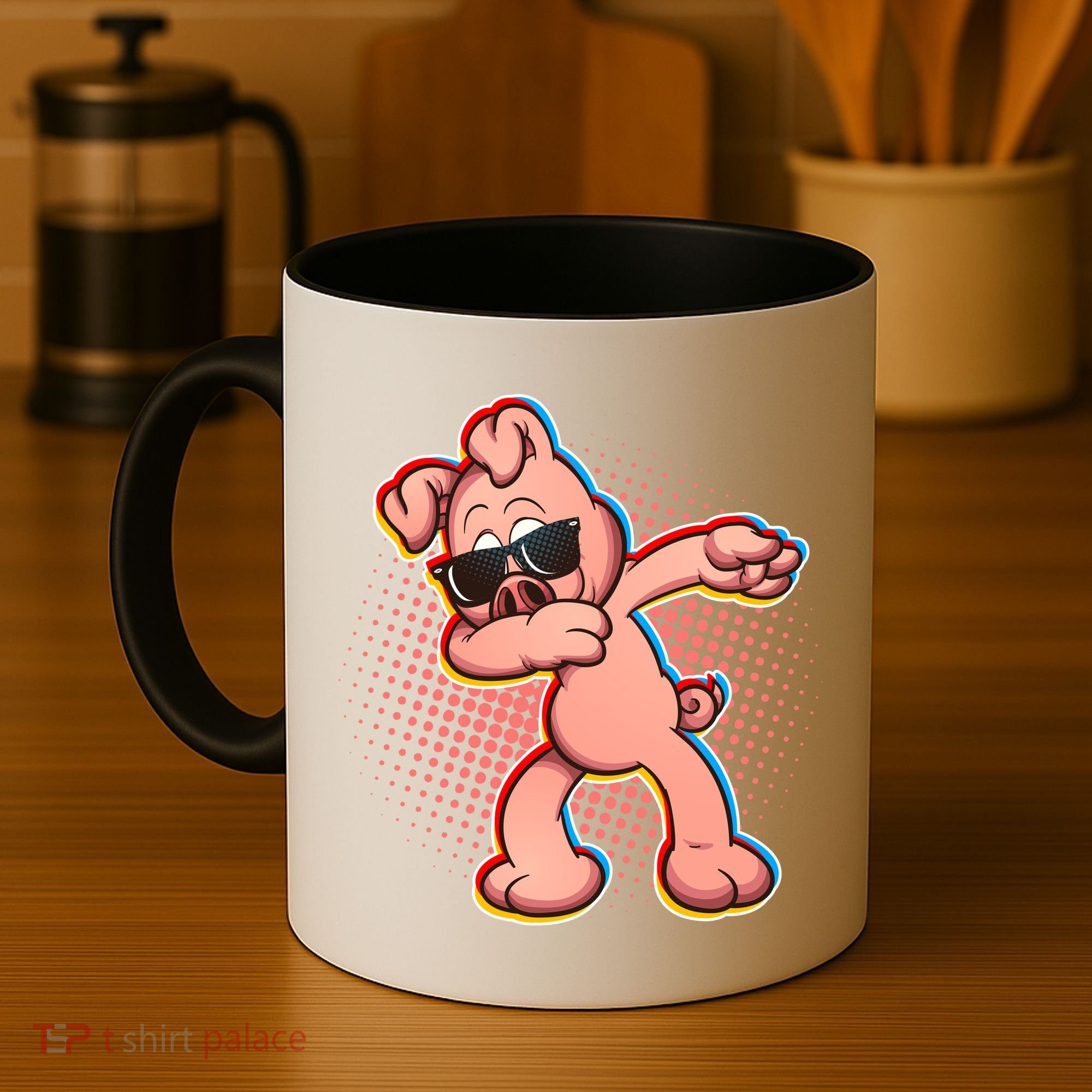 Cool Dabbing Pig Coffee Mug