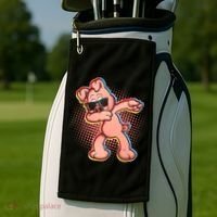 Cool Dabbing Pig Golf Towel thumb 2