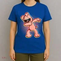 Cool Dabbing Pig T-Shirt thumb 4