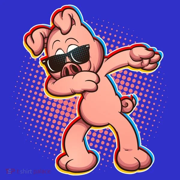Cool Dabbing Pig T-Shirt