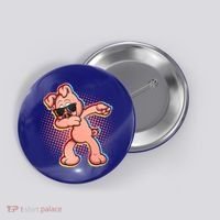 Cool Dabbing Pig Button thumb 0