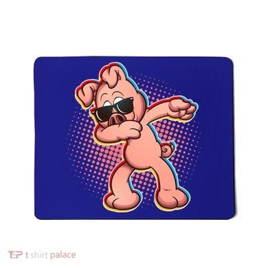 Cool Dabbing Pig Mousepad