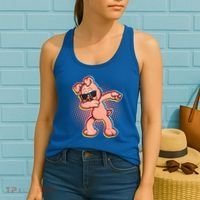 Cool Dabbing Pig Women's Tank Top thumb 2