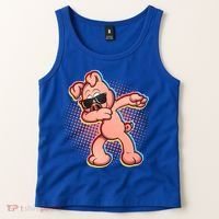 Cool Dabbing Pig Tank Top thumb 2