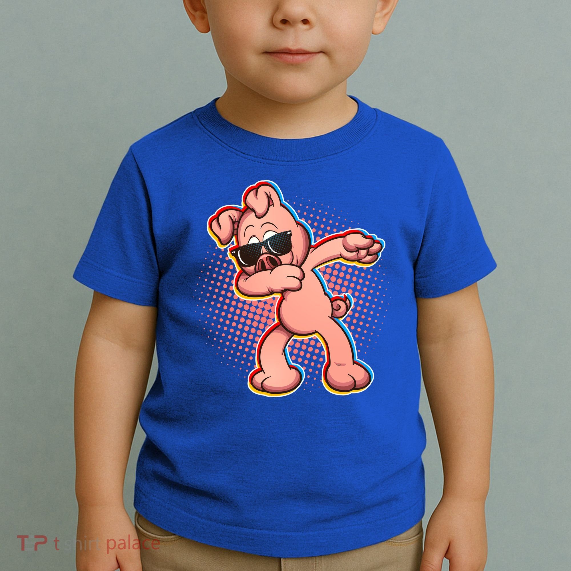 Cool Dabbing Pig Toddler T-Shirt