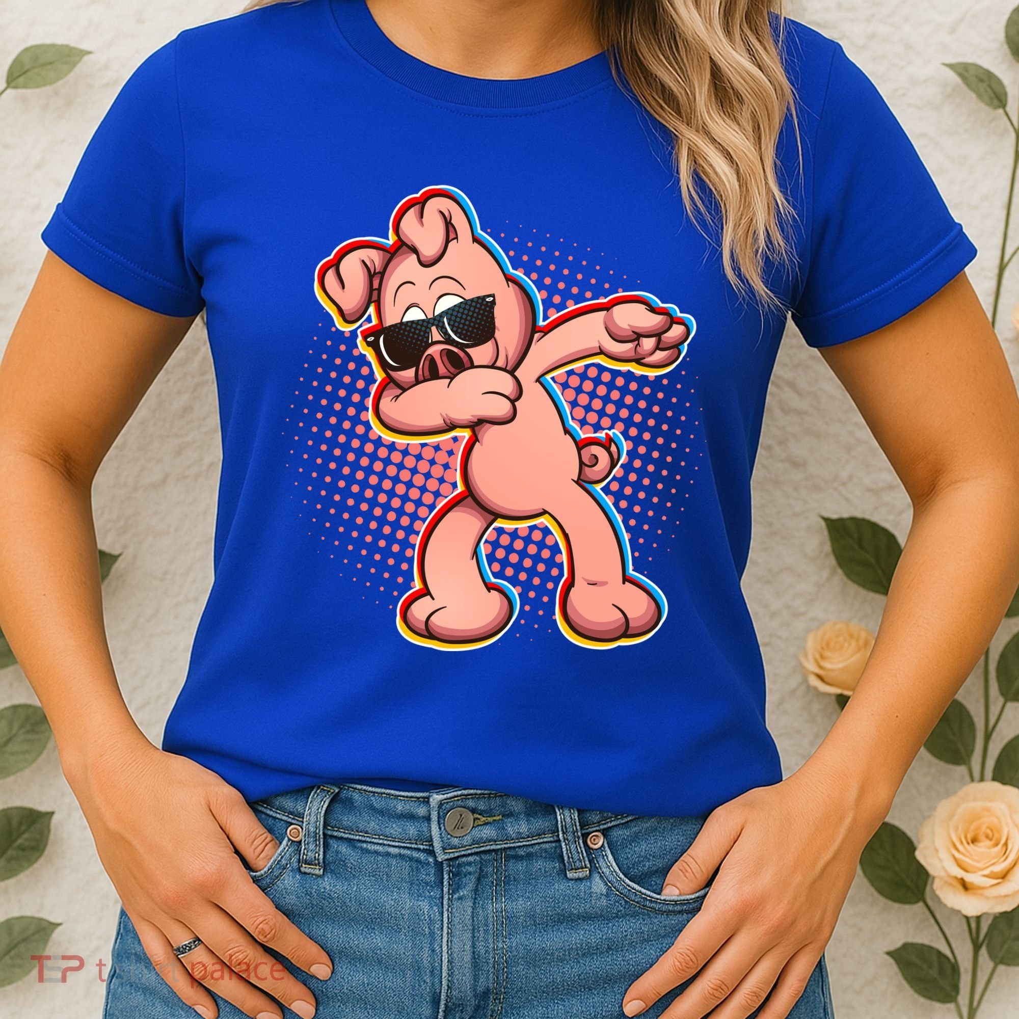Cool Dabbing Pig Women's T-Shirt