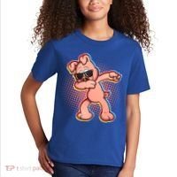 Cool Dabbing Pig Kids T-Shirt thumb 2