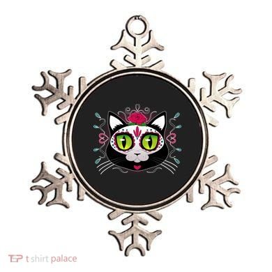 Cool Day Of The Dead Cat Ornament