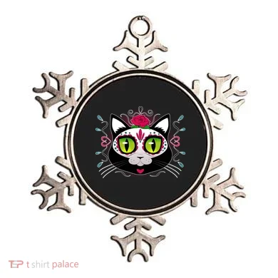 Cool Day Of The Dead Cat Ornament
