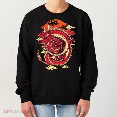 Cool Dragon Cloud design Women's Sweatshirt