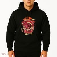 Cool Dragon Cloud design Hoodie thumb 2