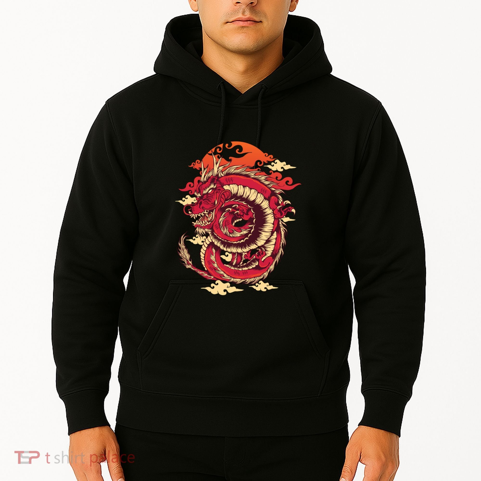 Cool Dragon Cloud design Hoodie