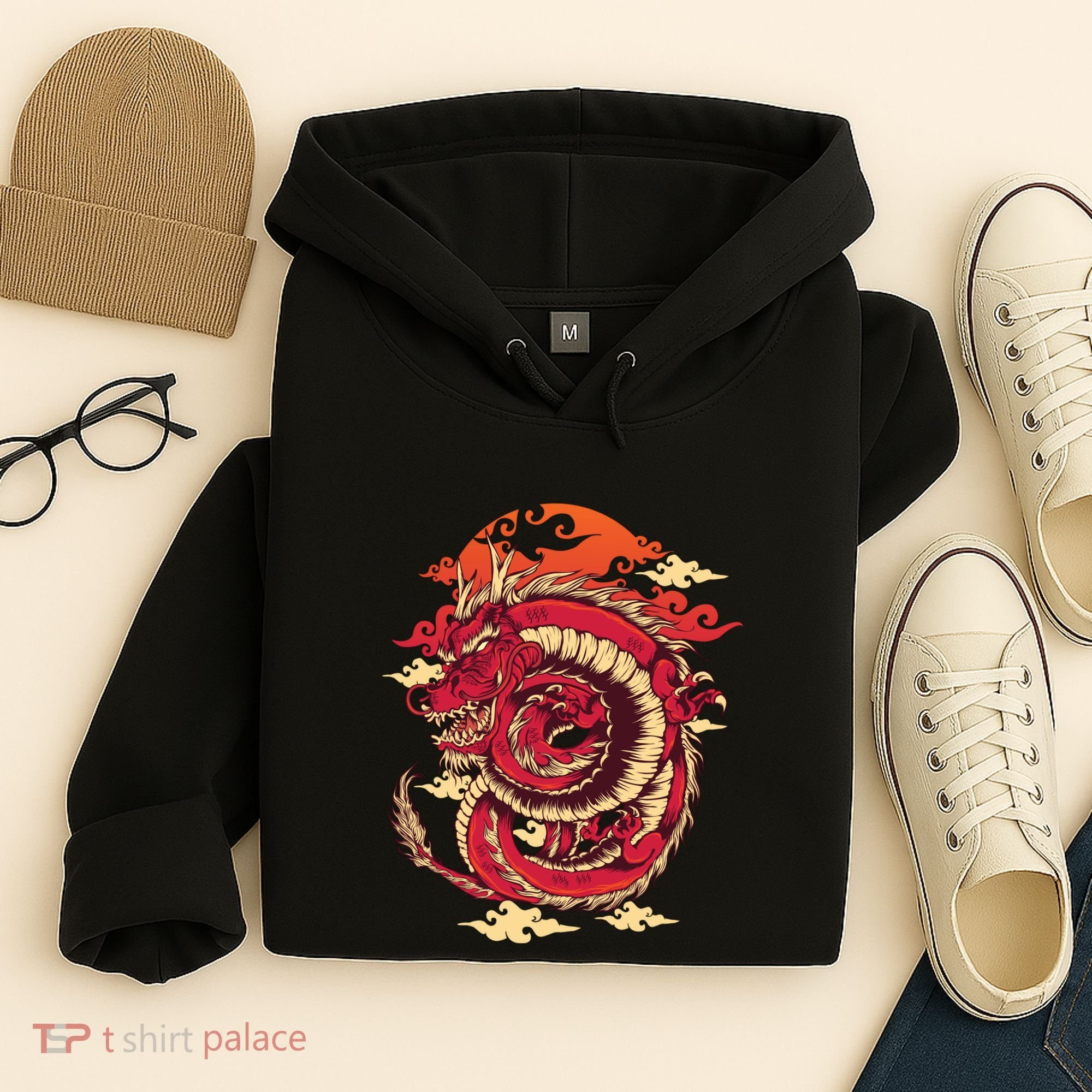 Cool Dragon Cloud design Hoodie