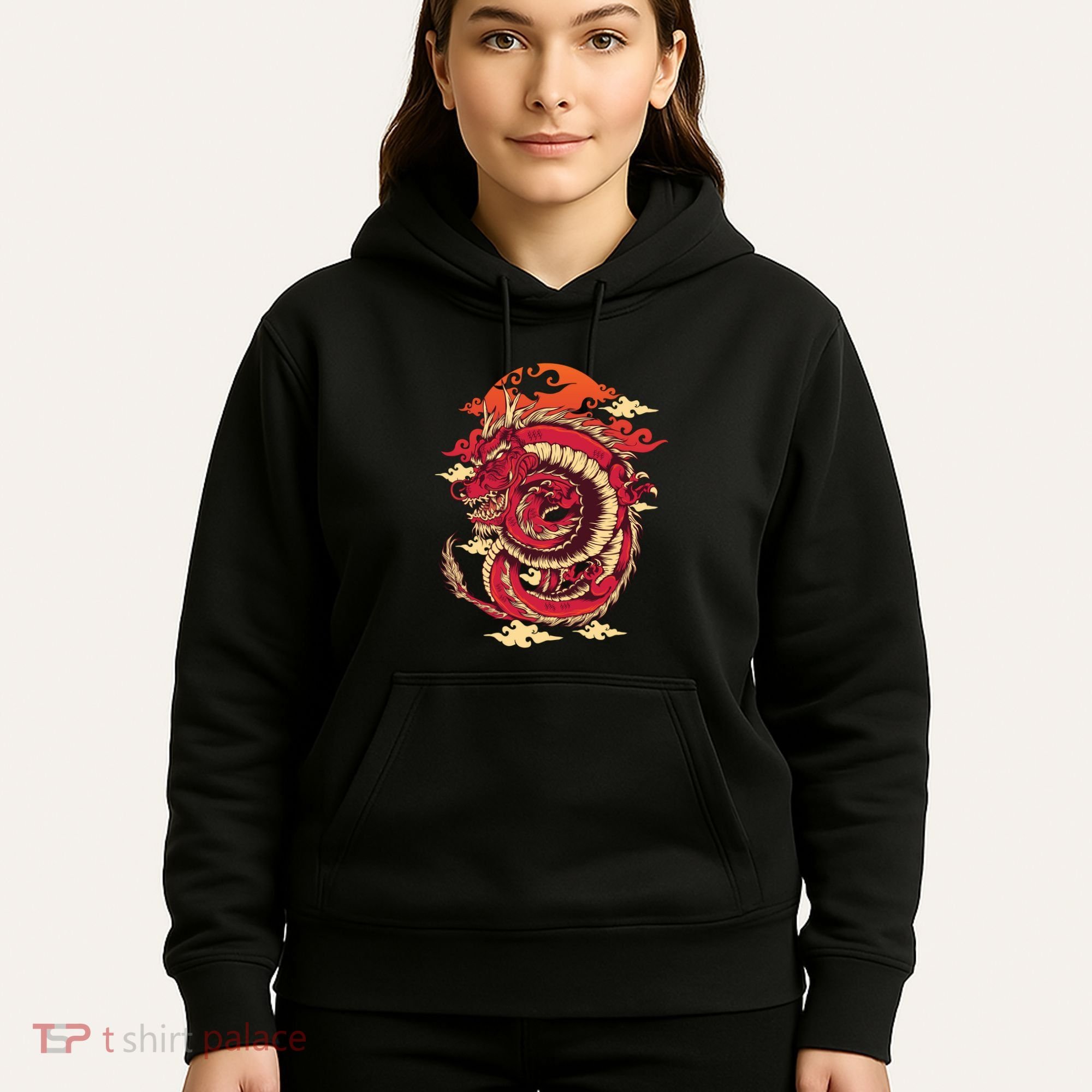 Cool Dragon Cloud design Hoodie
