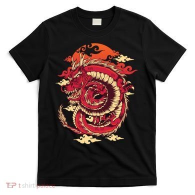 Cool Dragon Cloud design T-Shirt