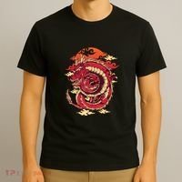 Cool Dragon Cloud design T-Shirt thumb 3