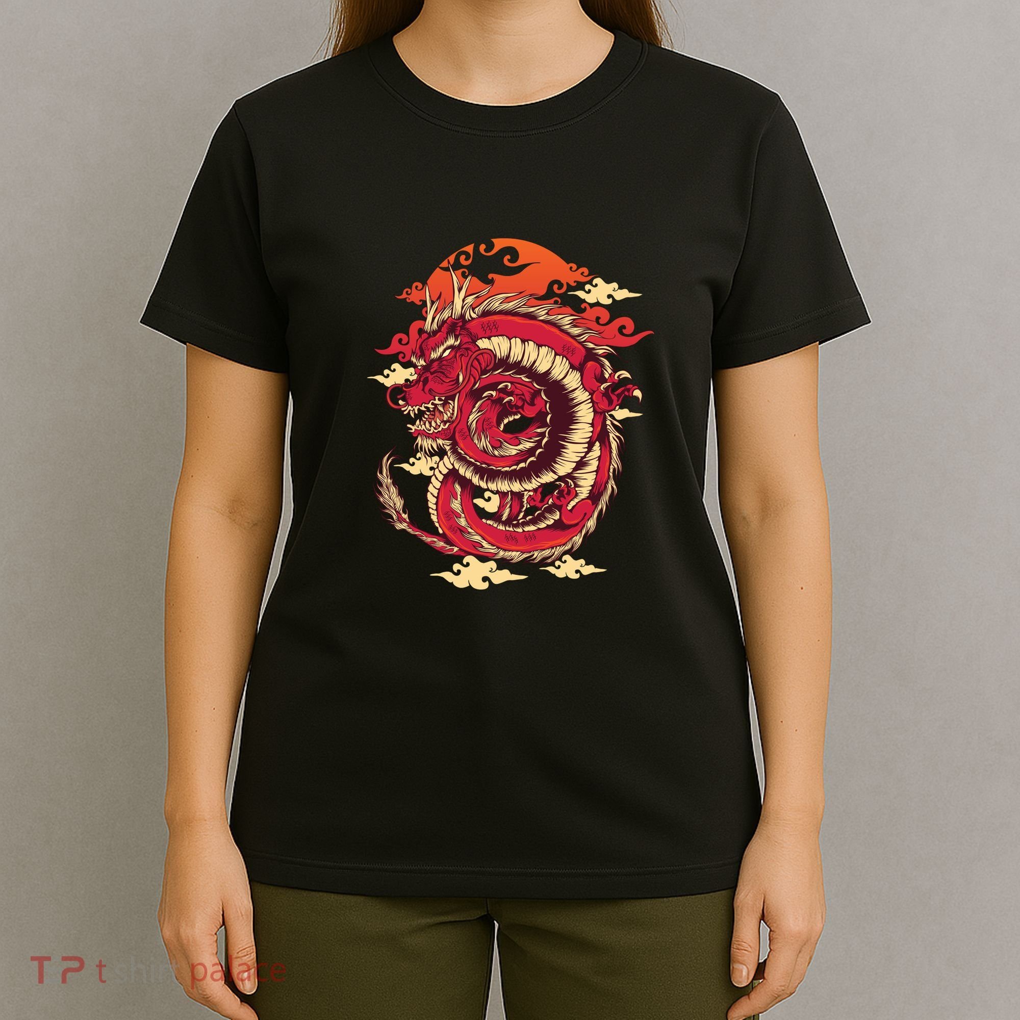 Cool Dragon Cloud design T-Shirt
