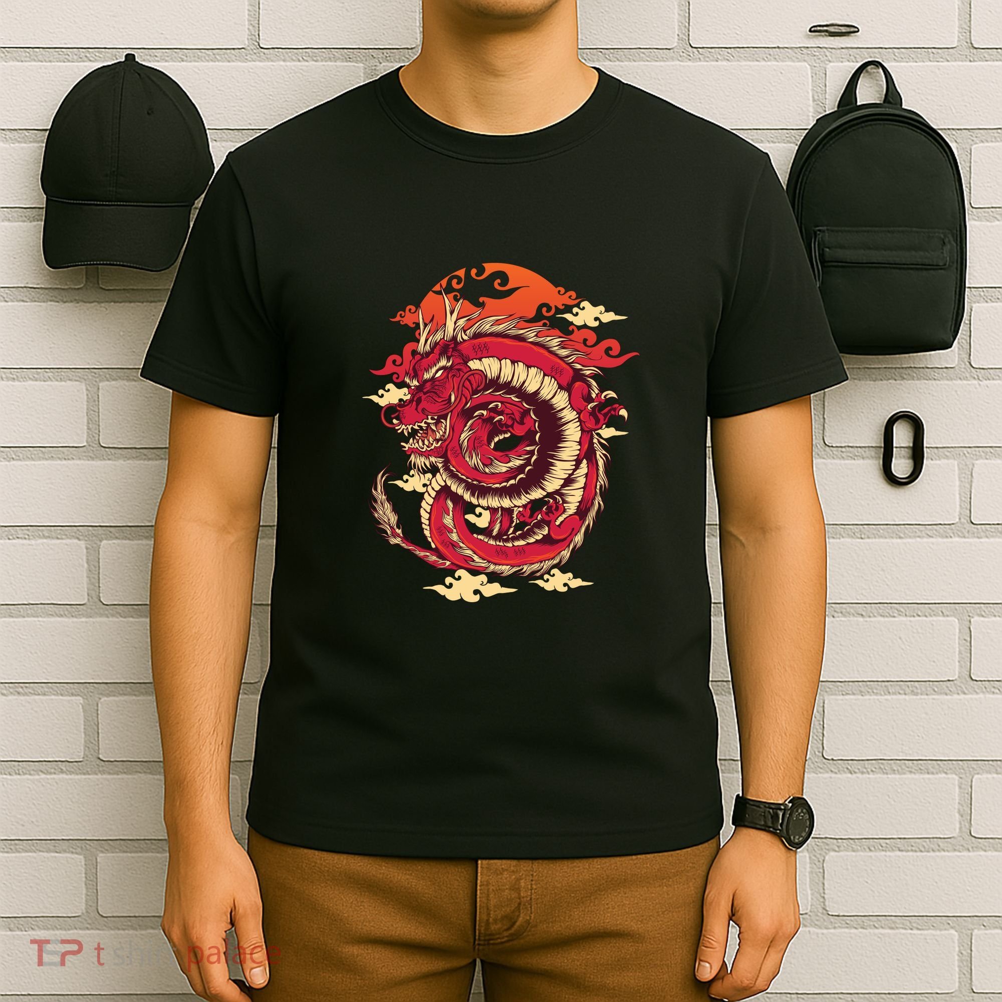 Cool Dragon Cloud design T-Shirt