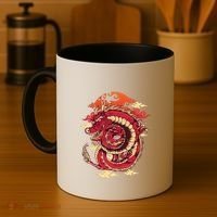 Cool Dragon Cloud design Coffee Mug thumb 4