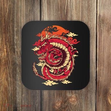 Cool Dragon Cloud design Coaster