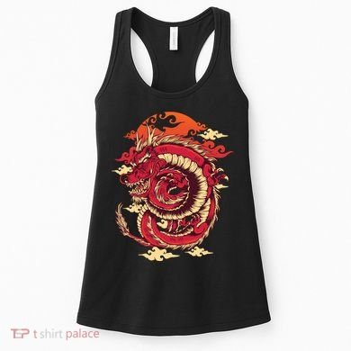 Cool Dragon Cloud design Women's Tank Top