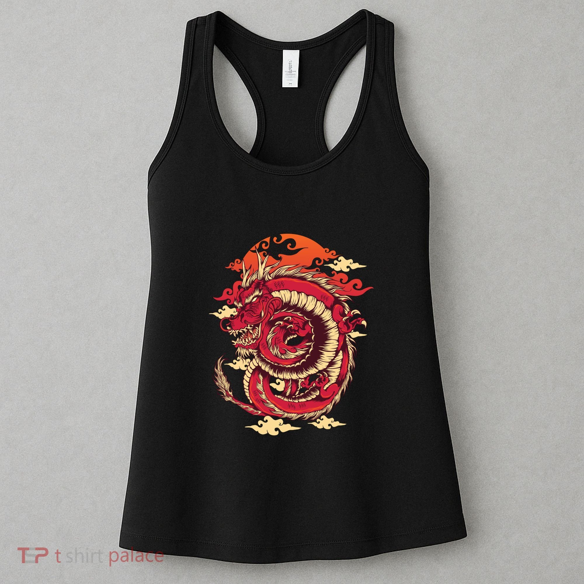 Cool Dragon Cloud design Women's Tank Top