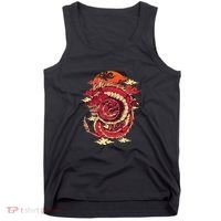 Cool Dragon Cloud design Tank Top thumb 0