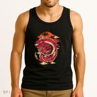 Cool Dragon Cloud design Tank Top thumb 3