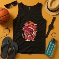 Cool Dragon Cloud design Tank Top thumb 4