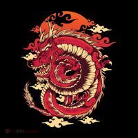 Cool Dragon Cloud design Tank Top thumb 6