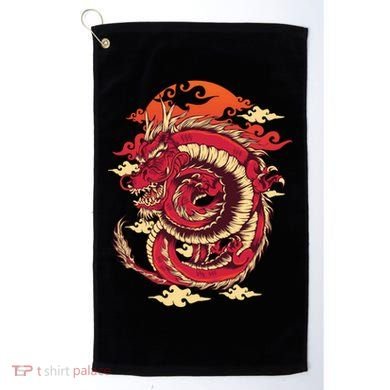 Cool Dragon Cloud design Golf Towel