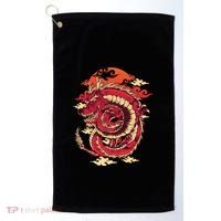 Cool Dragon Cloud design Golf Towel thumb 0