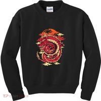 Cool Dragon Cloud design Kids Sweatshirt thumb 0