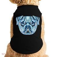 Cool Ethnic Trippy Pug Dog Face Doggie Tank thumb 0