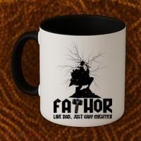 Cool Father's Day Mighty FATHOR  Coffee Mug thumb 2