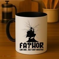 Cool Father's Day Mighty FATHOR  Coffee Mug thumb 4