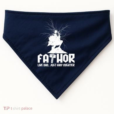 Cool Father's Day Mighty FATHOR  USA-Made Doggie Bandana