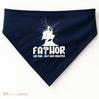 Cool Father's Day Mighty FATHOR  USA-Made Doggie Bandana thumb 0