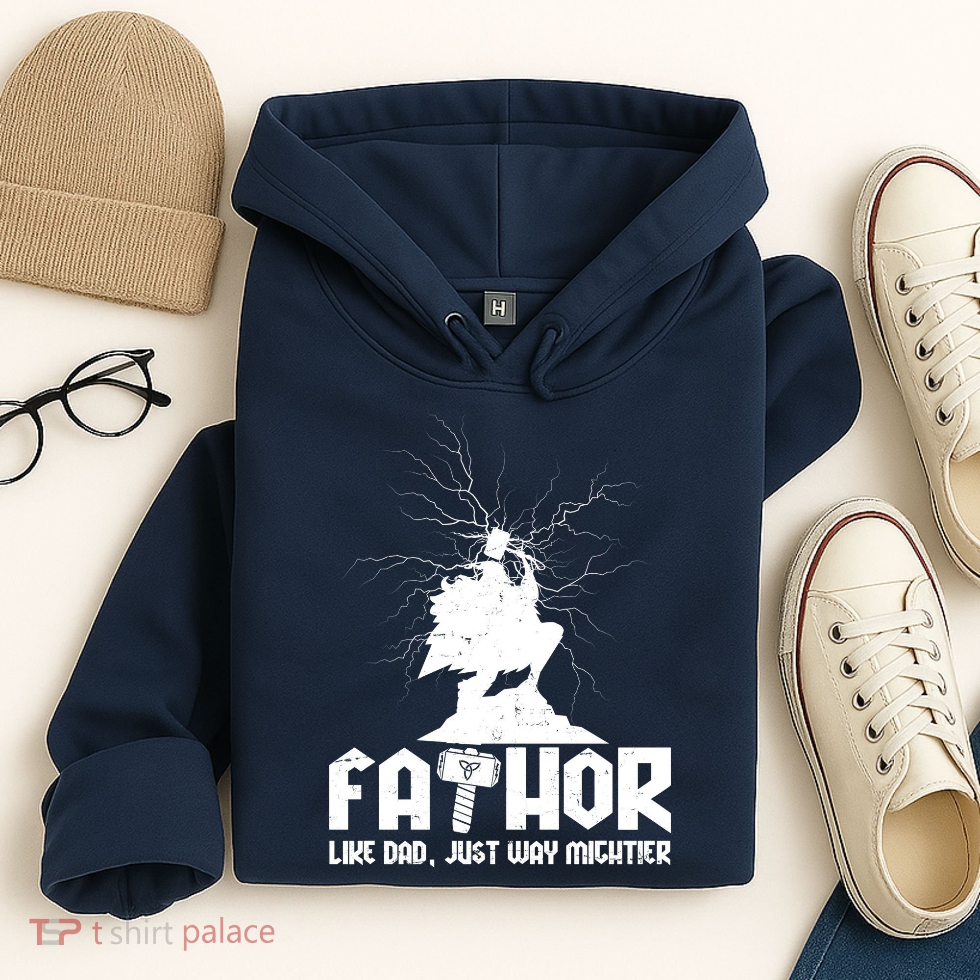 Cool Father's Day Mighty FATHOR  Hoodie
